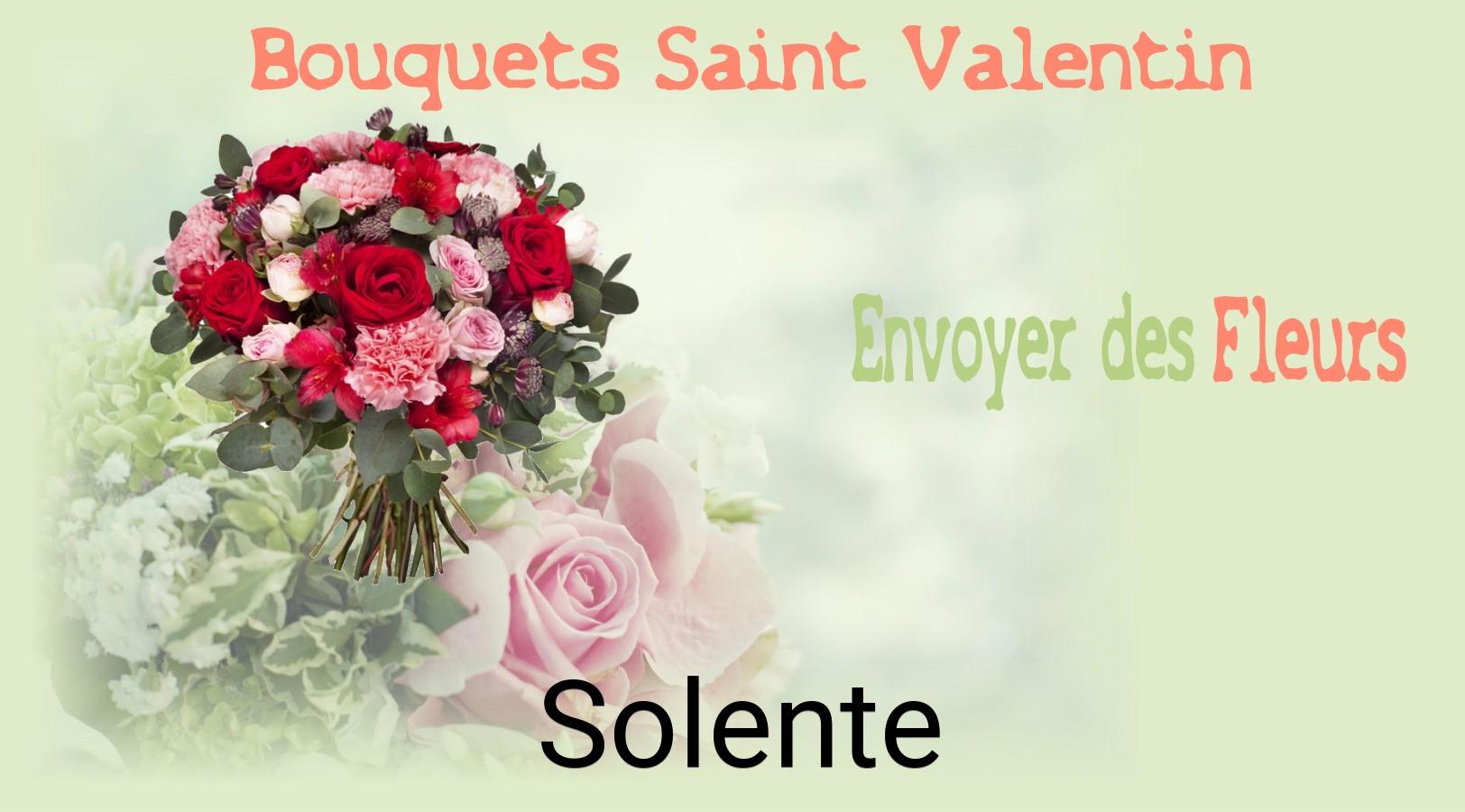 Roses de Saint-Valentin livrées à Solente